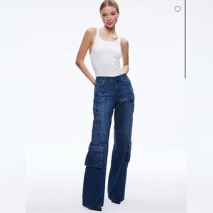 Alice + Olivia Cay Cargo Jeans *** NEW**